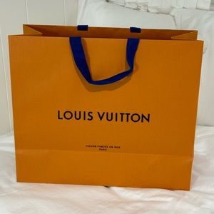 Empty Louis Vuitton Shopping/Gift Bag